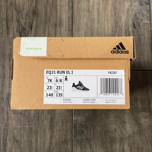 Adidas EQ21 toddler running shoes - Picture 7 of 8